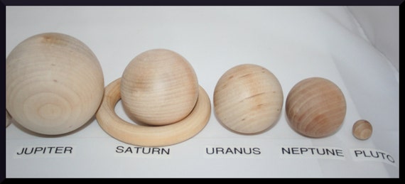 Wood Solar System School Project Science Solar System Sun Mercury Venus Earth Mars Jupiter Saturn Uranus Neptune Pluto Moon