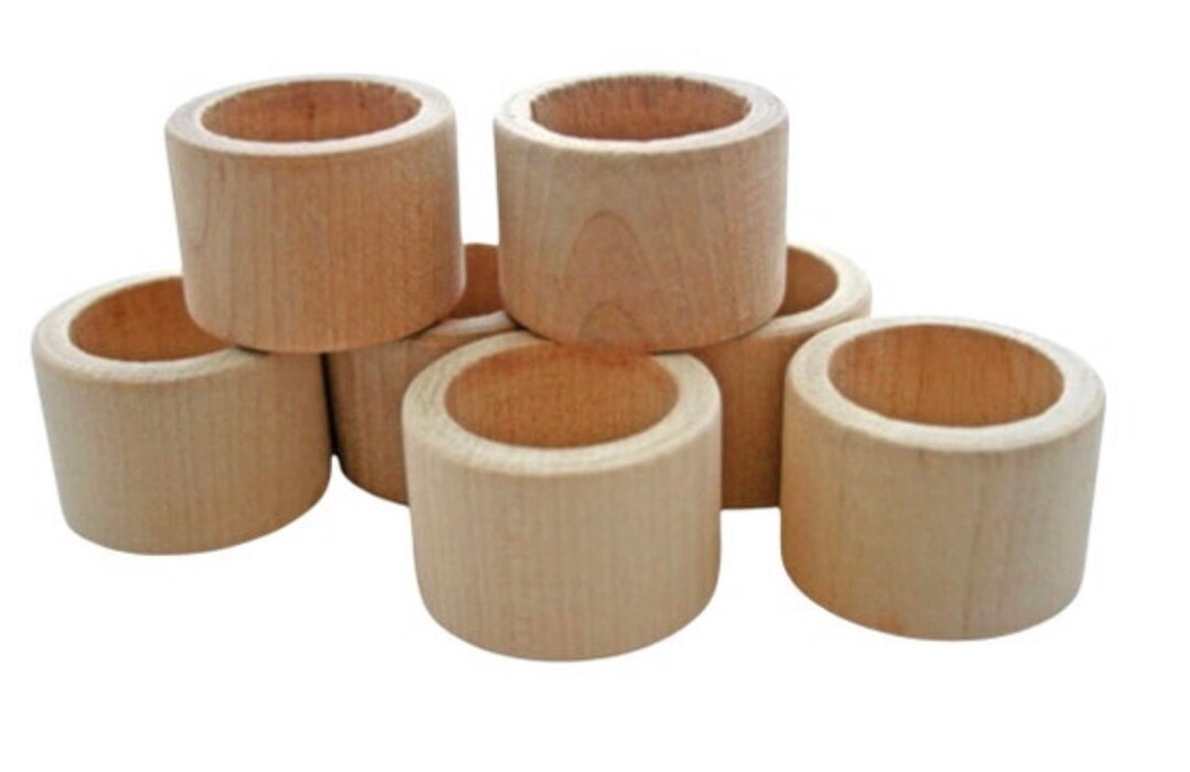 Natural Napkin Rings, Wood Napkin Ring, Wedding Napkin Rings, Bulk
