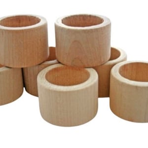 Natürliche Serviettenringe, Holz-Serviettenring, Hochzeit-Serviettenringe, Schüttgut-Serviettenringe, Natürlicher Serviettenring, Holzring, Serviettenhalter, Tisch