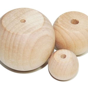 Wood Ball Knobs Doll Heads Dresser Drawer Knobs Furniture Knobs Craft Knobs Ball Knobs Cabinet Knob Dresser Knob Door Knob