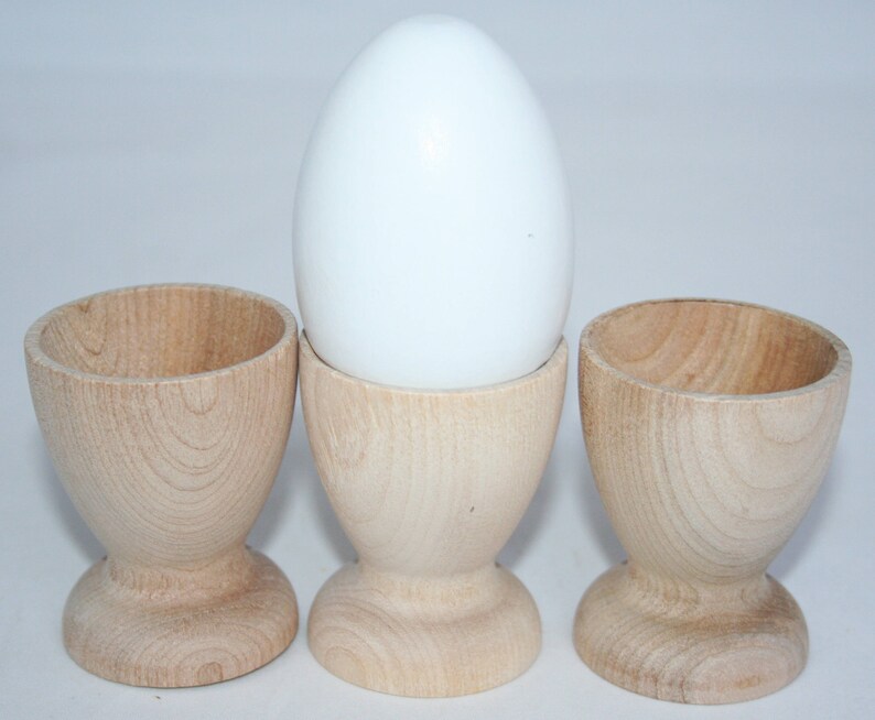 1Wood Egg Cup Holder Wood Cup Holder Baseball Display Etsy