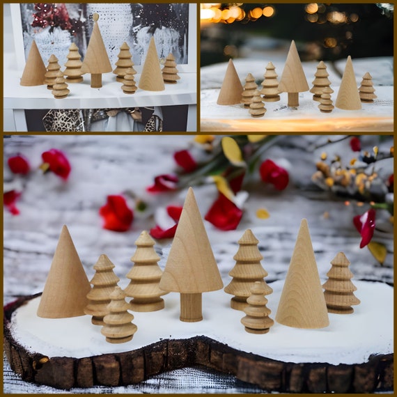 12 Pack Foam Tree Cones for DIY Crafts, Bulk for DIY Christmas