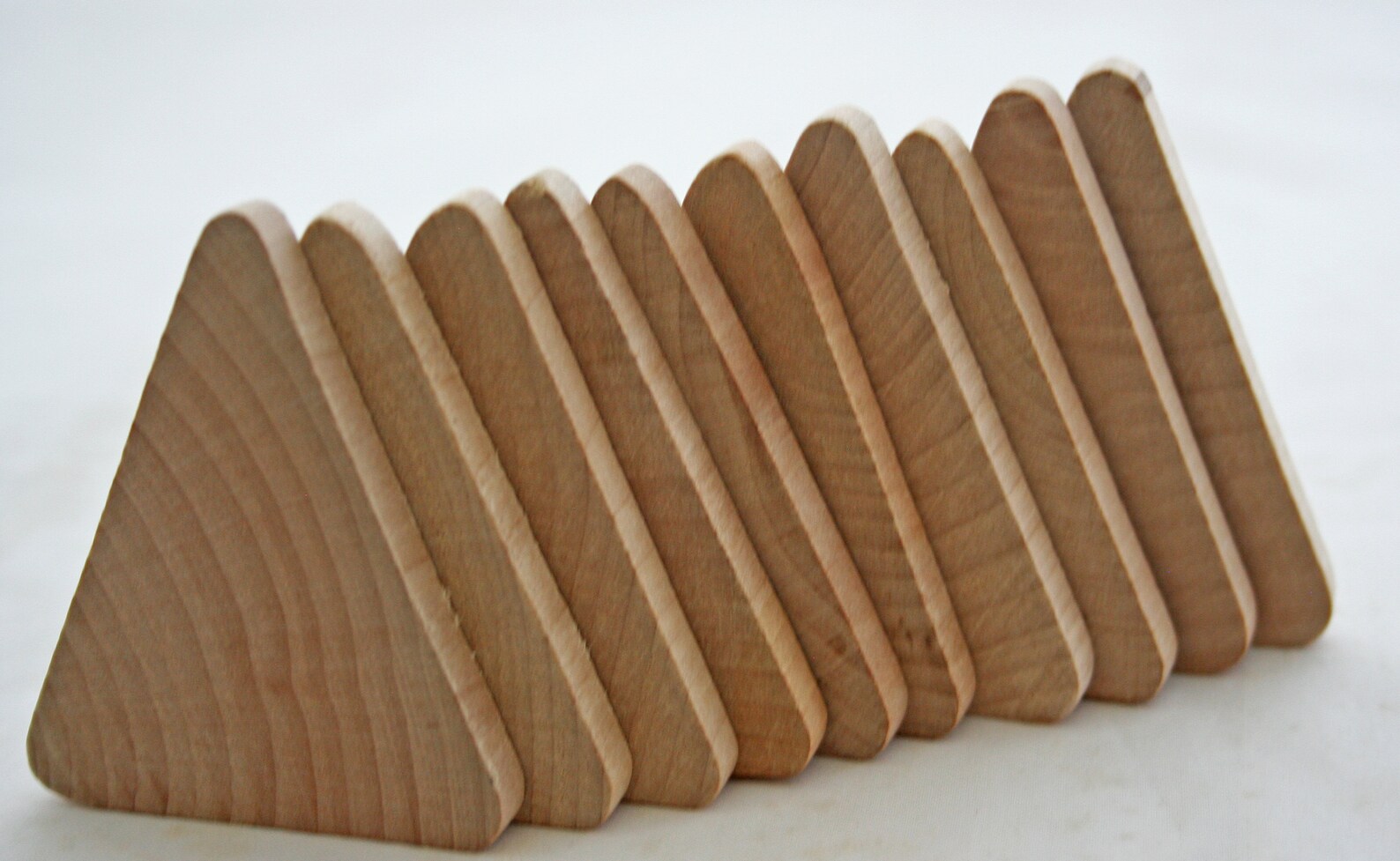 25 Wood Triangle 21/2 tall x 2 wide x 1/4 Etsy