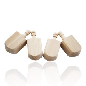 Holz Dreidel Chanukka Jüdisches Spielzeug Holz Kreisel Ring Träger Geschenk Party Favor Urlaub Tradition Weihnachten GeschenkSpin Top Dreidel