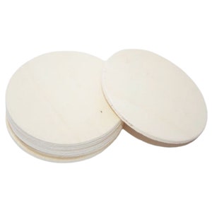 Circles Wood Circles Round Disc 8&quot;x1/8&quot; Thick Wood Little Circles Jewelry Making Natural Wood CirclesCircle Cutout