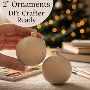 Christmas Tree Decoration Wooden Ball Ornament Holiday Tradition Family Activity DIY Project Creative Craft Kid Friendly Design Wood Blank Surface Paintable Material Customizable Decoration Memory Making Activity Holiday Season Essential