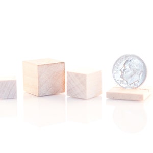 Craft Blocks Painting Kids Crafts Educational Play Montessori Toy Counting Shape Set of 10 Small Block Stacking Game DIY Baby Shower Crafts