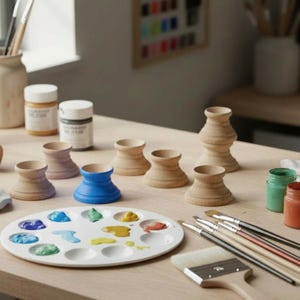 Wooden Ball Stand Display Holder Baseball Display Egg Holder Wood Egg Cup Stand Wedding Centerpiece Decoration Craft Supply Project Diy Wood image 17