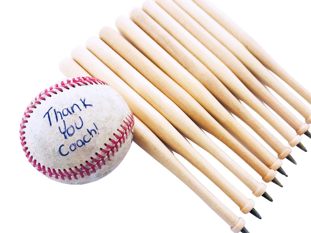 QTY 15 Baseball Pens 8 Long X 5/8 Thick Coach Etsy