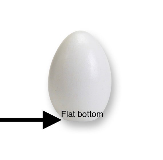 Qtà 1: uovo bianco, uova di legno, uova di Pasqua, uova di gallina, uova  decorative, giochi