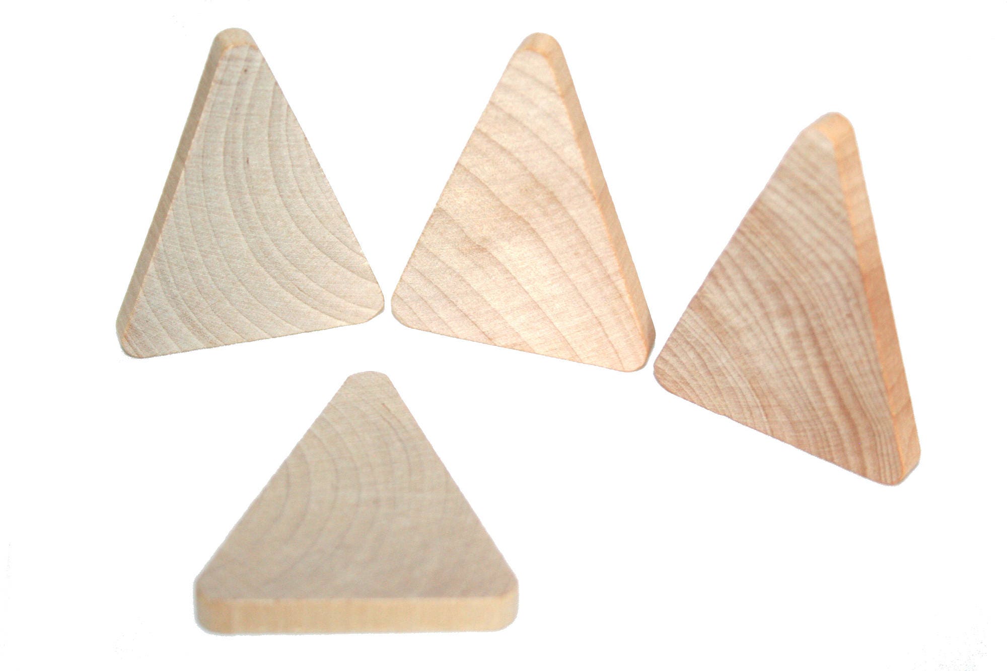 100 Wood Triangle 21/2 tall x 2 wide x 1/4 Etsy