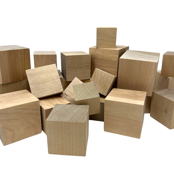 Solid Wood Blocks Etsy