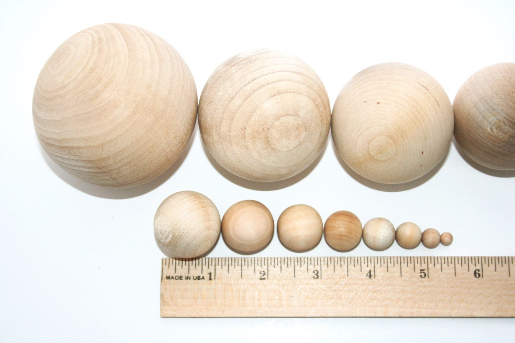 QTY 1 Various Sizes Wooden Balls, Wood Balls, Sorting Games, Math Game,  Gnome Nose, Wood Balls, Natural Ball,craft Balls, Solar System Ball 