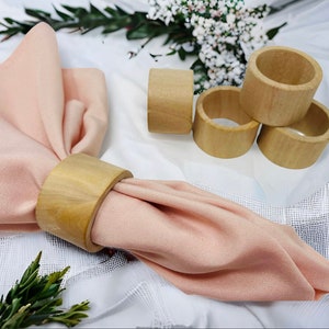 Set von 100 Naturholz Serviettenring Halter, Hochzeit Serviettenringe, Naturholz Serviettenring Halter, Hochzeit Tisch Dekor, Tischdekoration