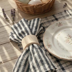 Natural Napkin Ring Holder Wedding Napkin Ring Unfinished Wood Napkin Ring Holder DIY Wooden Napkin Rings Table Setting