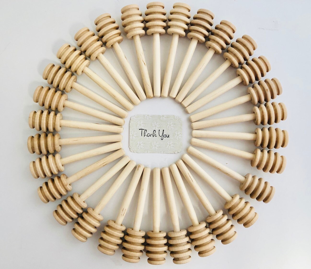25 4 Wood Honey Dippers Wedding Honey Dippers Mini Etsy