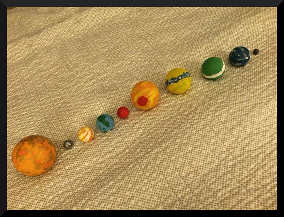 Wood Solar System School Project Science Solar System Sun Mercury Venus Earth Mars Jupiter Saturn Uranus Neptune Pluto Moon