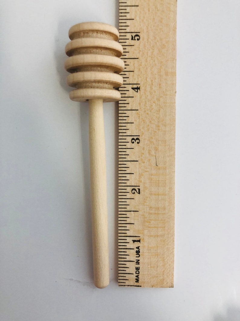 1 Various Sizes Wood Honey Dippers Honey Wand Wedding Honey Etsy