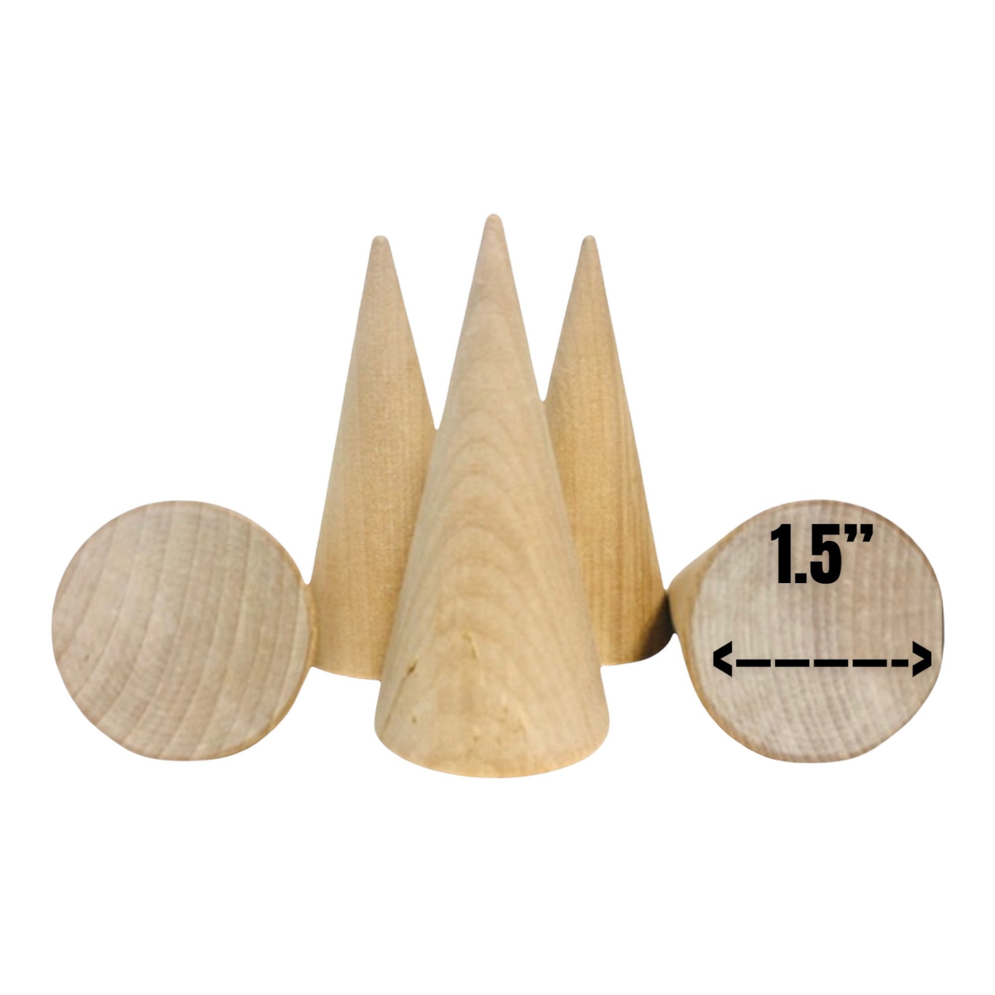 JOWE Sistema a cono con 3 tasselli a cono, orizzontale 110x35x16, legno,  faggio