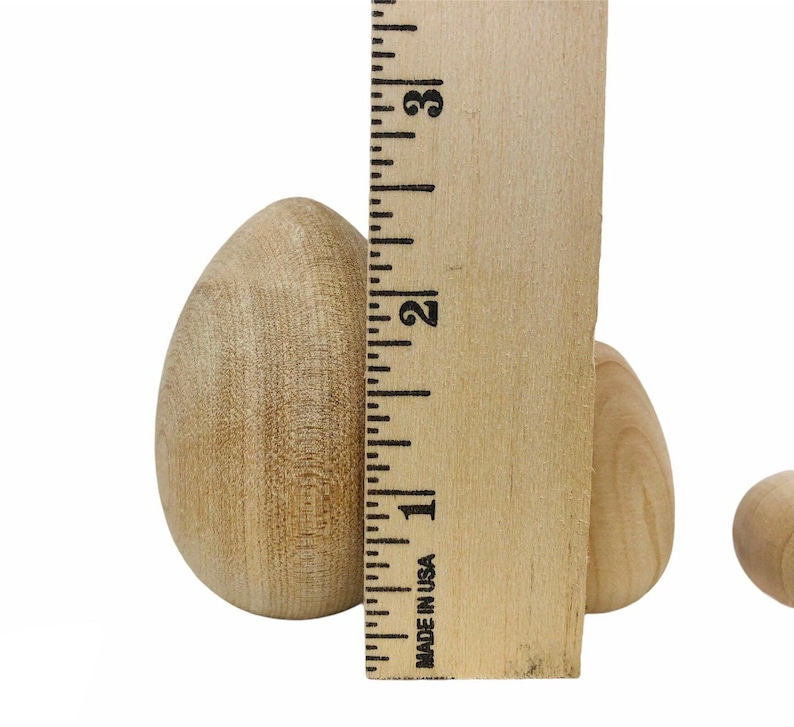 Houten paasei schilderij kit kind ambacht project idee decoratie hout materiaal natuurlijk speelgoed keuken spelen alsof eten mand vulmiddel cadeau afbeelding 10