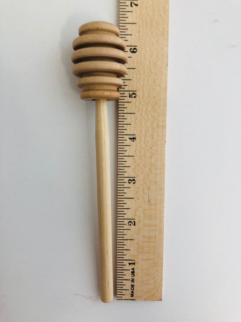 1 Various Sizes Wood Honey Dippers Honey Wand Wedding Honey Etsy