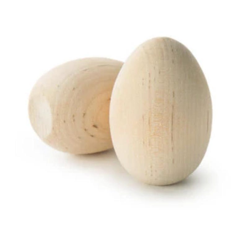 DIY Craft Kit Painting Wooden Egg Decorating Activity Child Art Project Creative Kid Gift Eco Friendly Sustainable Birthday Gift Unisex image 15