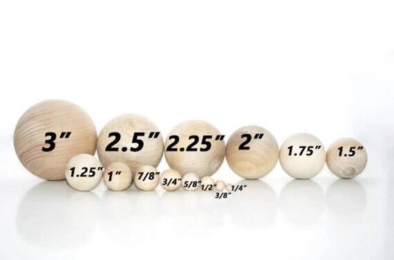 100 Boules En Bois Massif Diamètre 1/4 Pouce - Sphères Non Finies Pour Bricolage Créatif