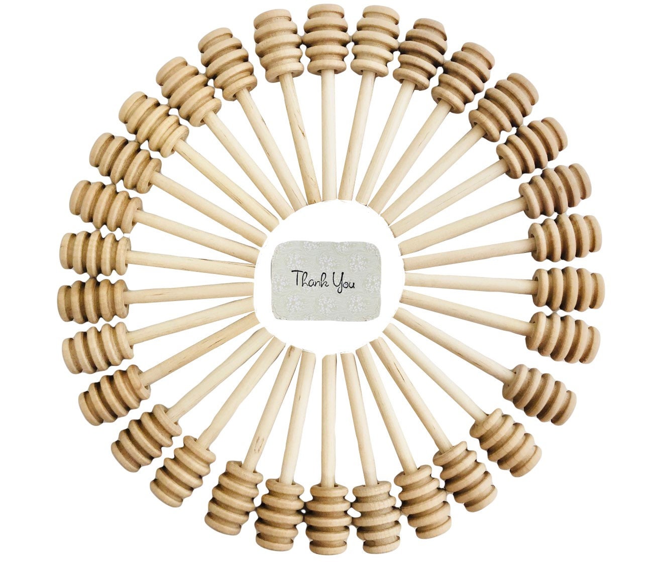 100 4 Wood Honey Dippers Wedding Honey Dippers Small Etsy