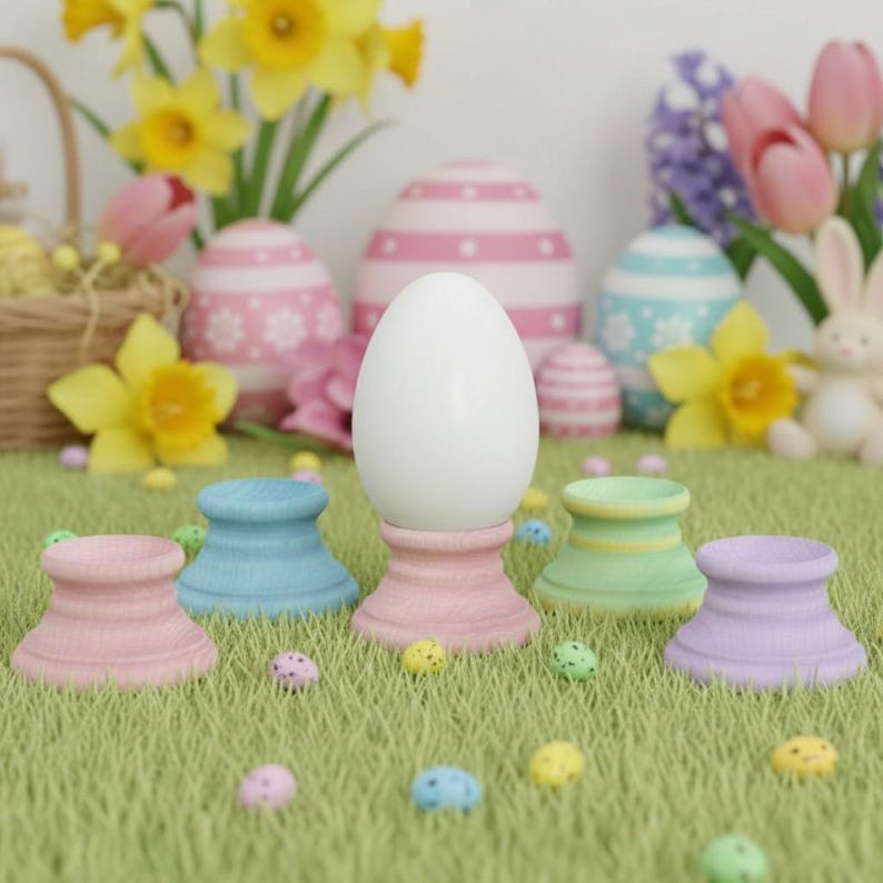 Wooden Ball Stand Display Holder Baseball Display Egg Holder Wood Egg Cup Stand Wedding Centerpiece Decoration Craft Supply Project Diy Wood image 3