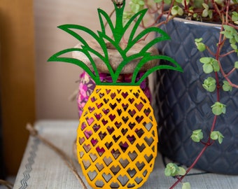 Single Laser Cut Pineapple Decoration - Party Decoration, Fruit, Fun, Birthday