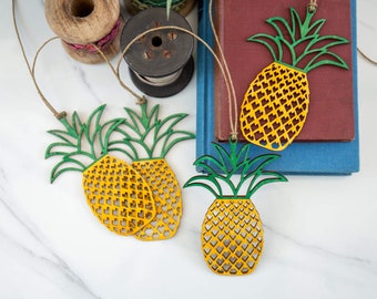 Laser Cut Pineapple Bunting - Fun, Decoration, Party, Fruit