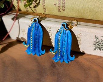 Enchanted Bluebell Earrings – FREE Delivery on Handmade Spring Blooms Collection