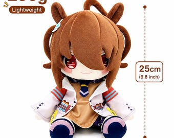 Uma Musume Agnes Tachyon inspiriert Plüschtier, entzückender Anime Charakter Plüsch Gamer Geschenk