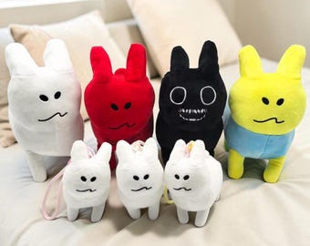 Gubby Bunny Plüschtier - Roblox Inspiriertes Kawaii Kuscheltier, Weiches Gamer Dekor