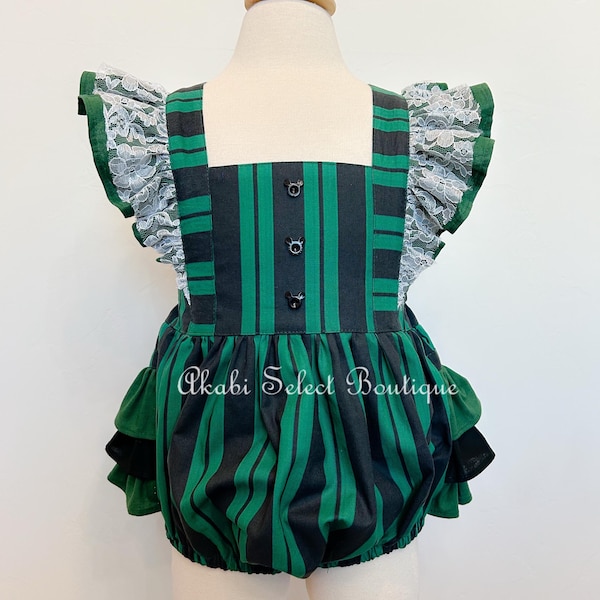 Custom Made to Order Haunted Mansion cast member inspired  rompers Sz 3 mo to 4Y