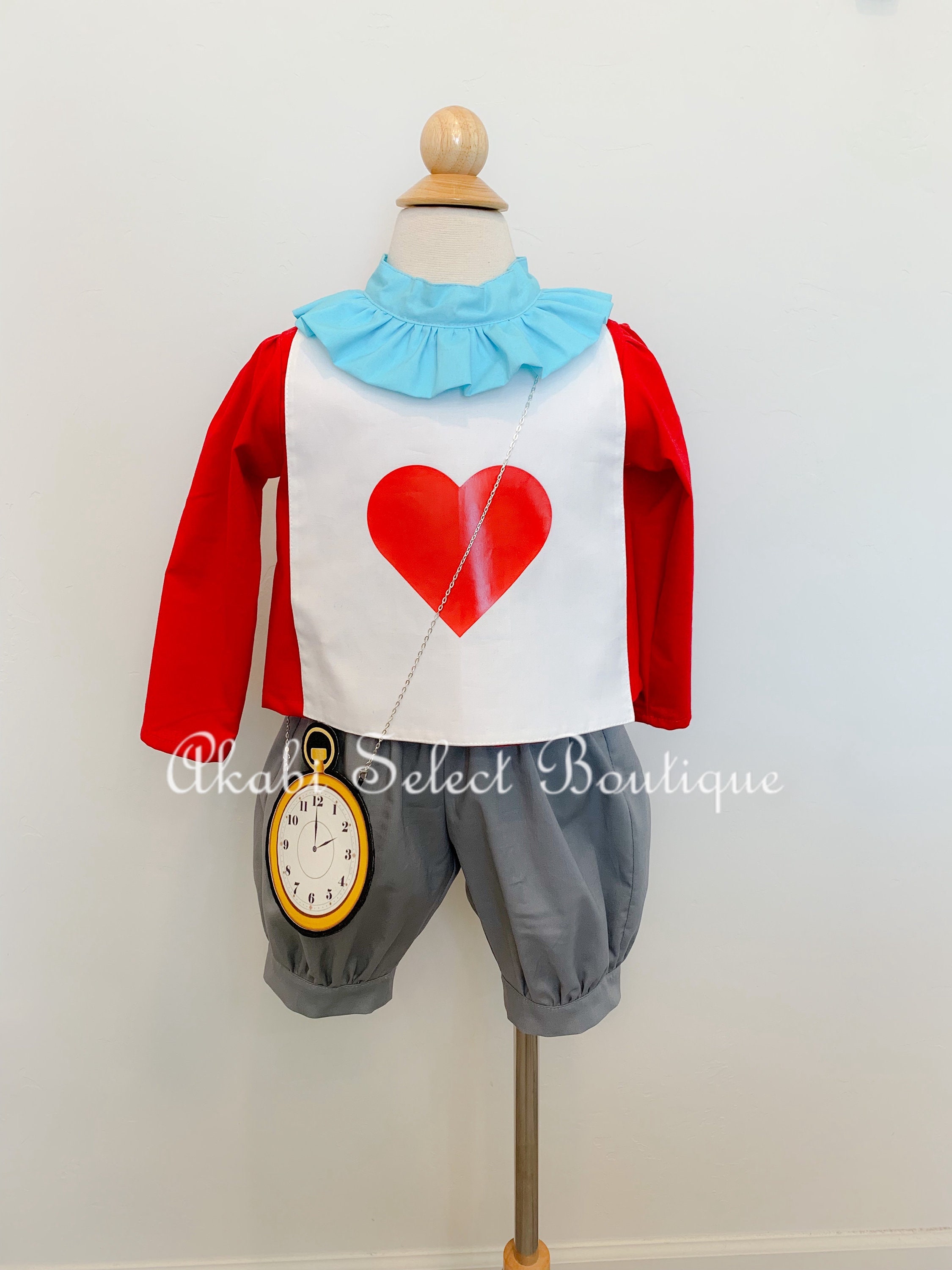 Bianconiglio Coniglio Alice Vestito Carnevale Alice Rabbit Costume