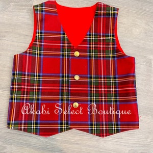 Custom Made to Order VIP Tours cast member Inspired Vest Sz 12M to 12Y