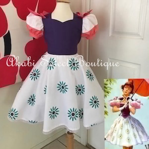 Custom Made to Order Haunted Mansion tightrope walker  Inspired dress Sz 12M to 10Y costume