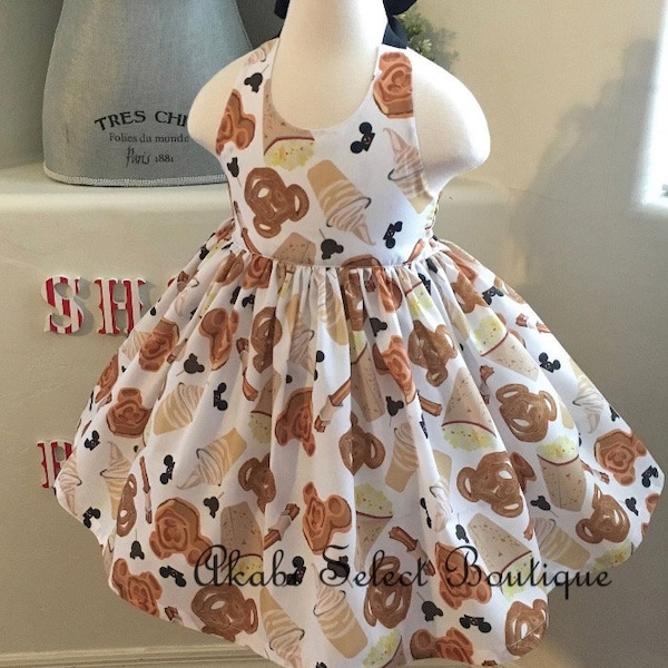 Custom Made to Order Mickey mouse waffle dress Sz12m to 6T
