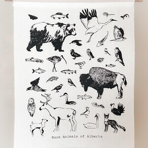 Cartel de animales en peligro en Alberta imagen 2