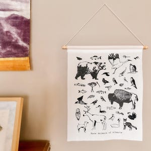 Cartel de animales en peligro en Alberta imagen 1