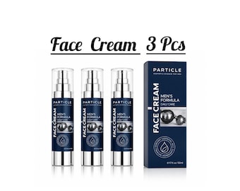 Particle Men's Face Cream Anti-Aging Daily Care Skincare Routine - 3 Pack - 50 ml