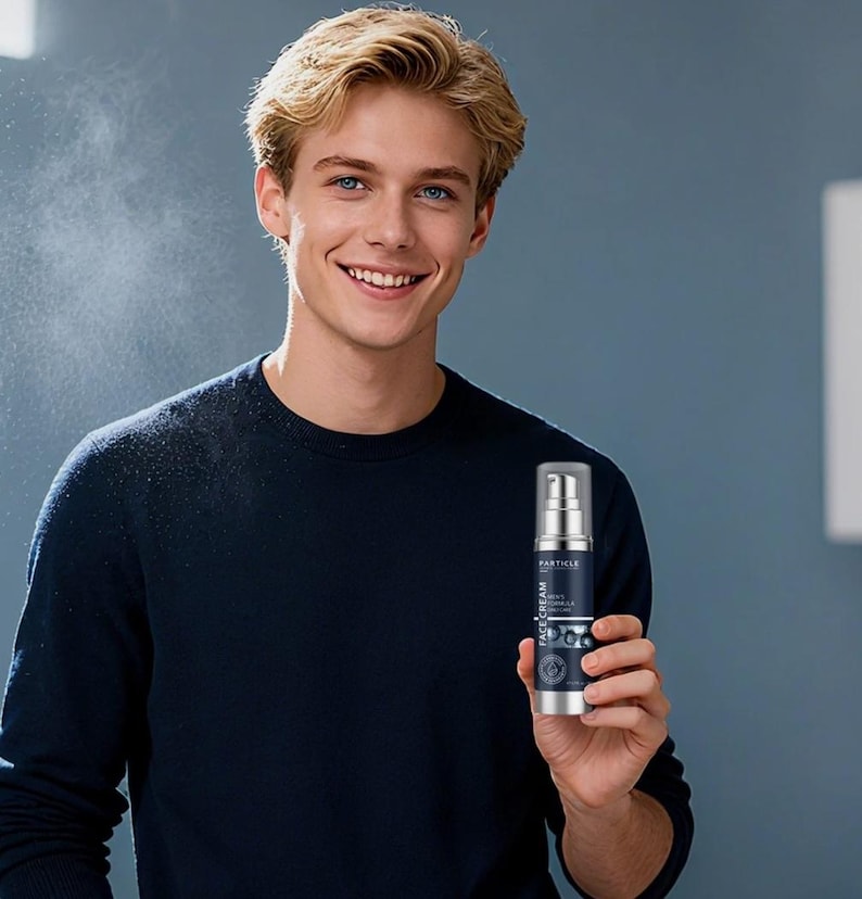 Particle Men's Face Cream Anti-Aging Daily Care Skincare Routine - (50 ml) New bild 2