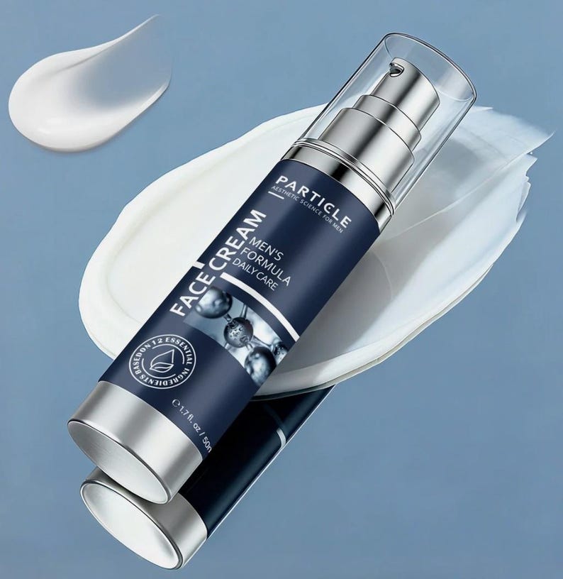 Particle Men's Face Cream Anti-Aging Daily Care Skincare Routine - (50 ml) New bild 7