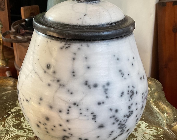 Vintage Studio Pottery Vessel Organic Modern Ceramic Jar Wabi Sabi