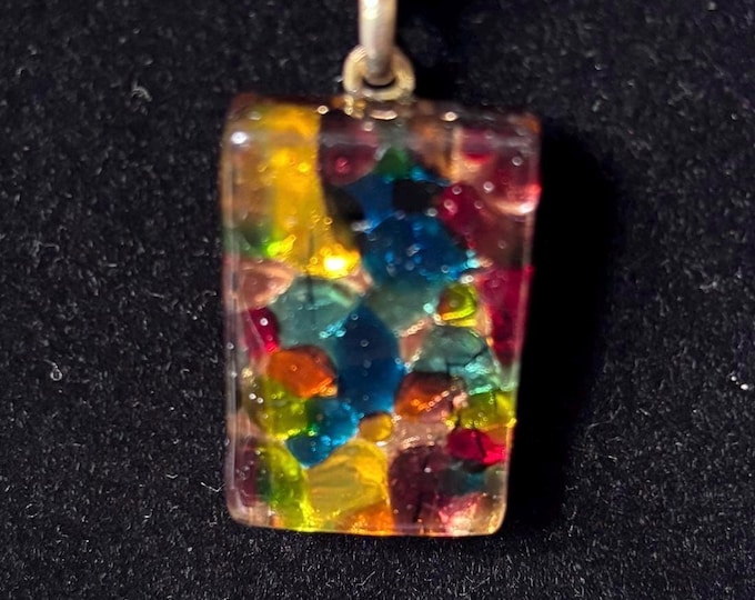 Murano Glass Pendant Necklace | Handmade Italian Millefiori Art Glass Jewellery