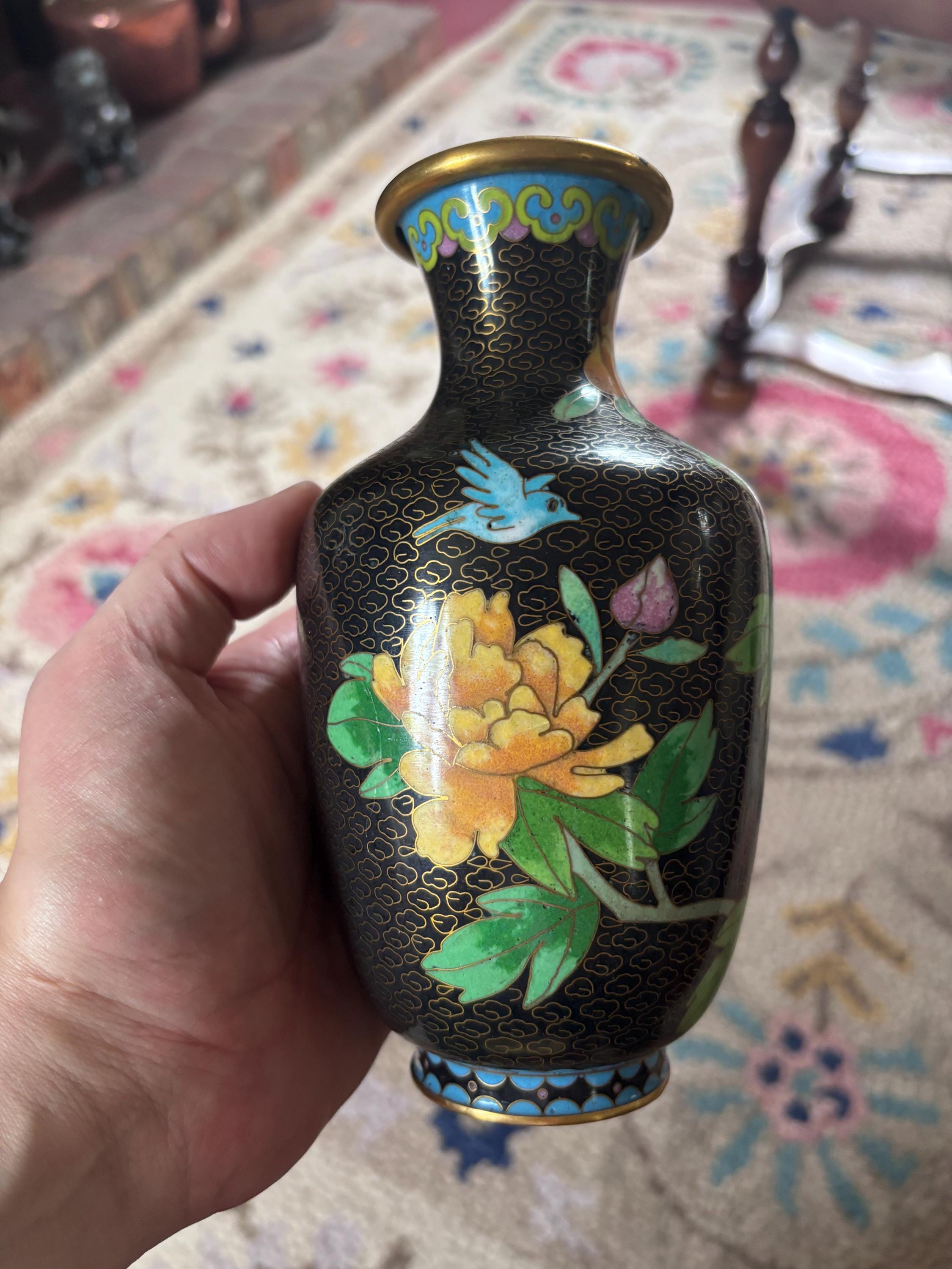 Chinese metal vase - Etsy 日本