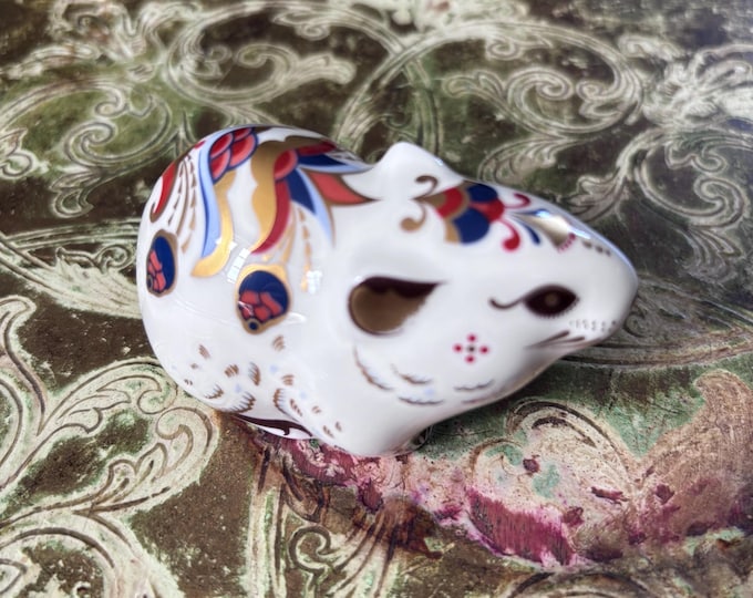 Royal Crown Derby Bank Vole Paperweight (2005 MMV) – Collectors Guild Exclusive Fine Bone China