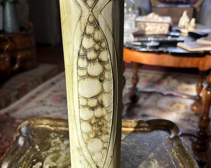 Vintage Carn Pottery Tall Vase John Beusmans Cornwall N7 26cm Studio Pottery