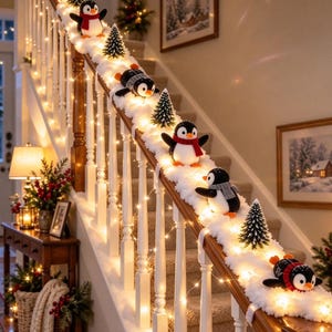 Christmas railing